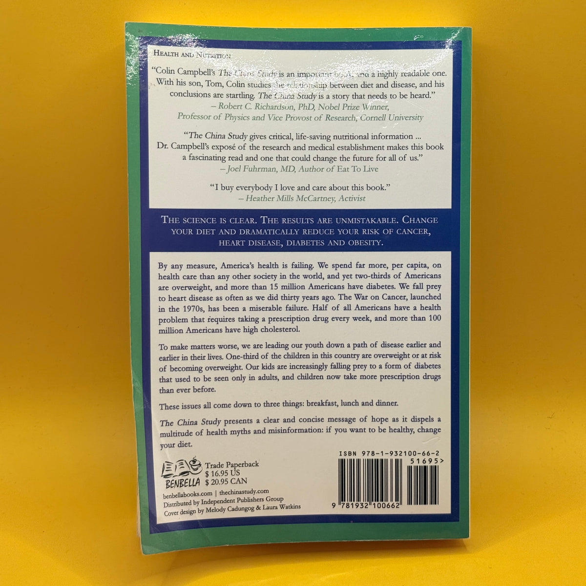 The China Study by T. Colin Campbell and Thomas M. Campbell II