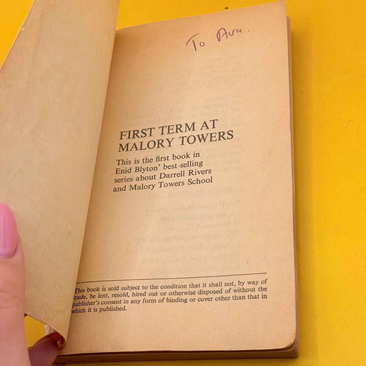 First Term at Malory Towers by Enid Blyton