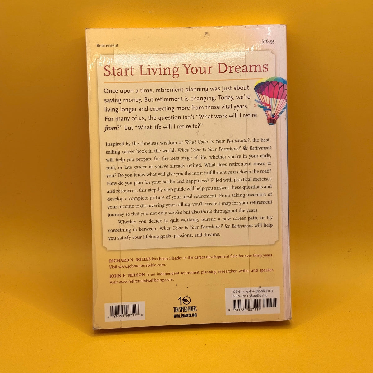 What Color Is Your Parachute? For Retirement by Richard N. Bolles and John E. Nelson