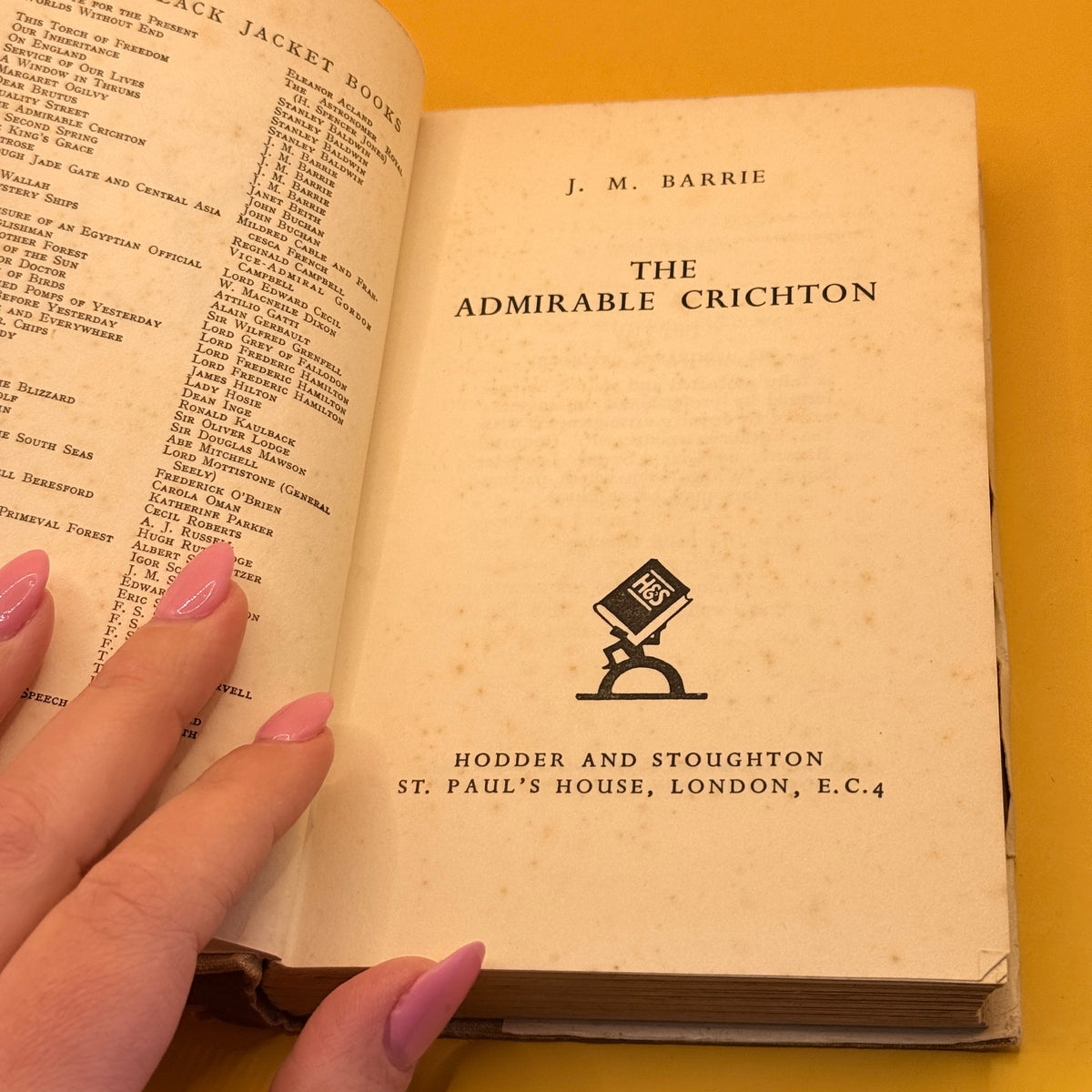 The Admirable Crichton by J. M. Barrie