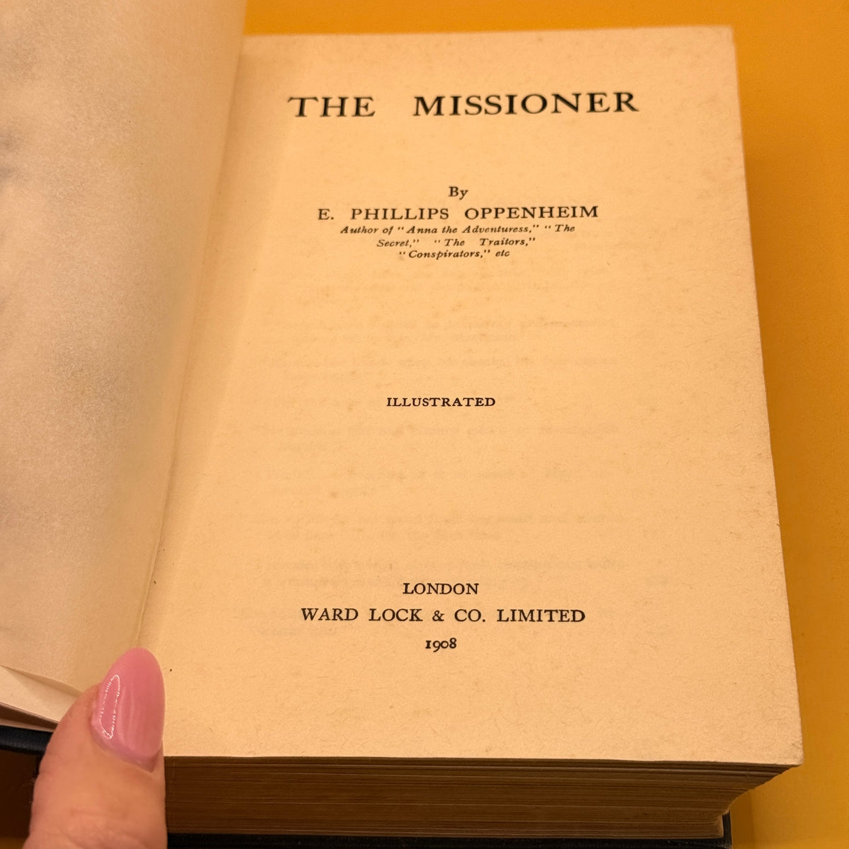 The Missioner by E. Phillips Oppenheim
