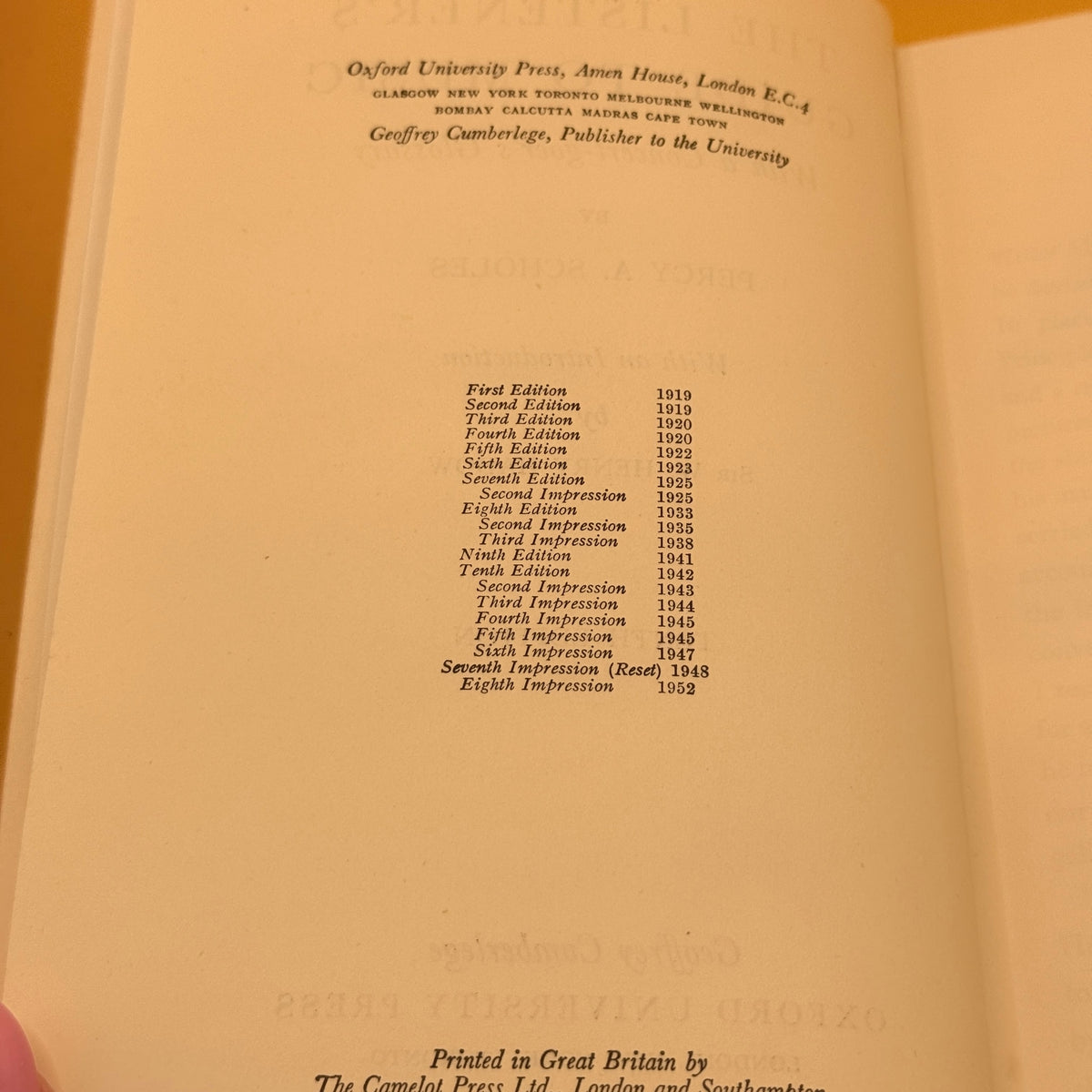The Listener’s Guide to Music, Tenth Edition by Percy A. Scholes
