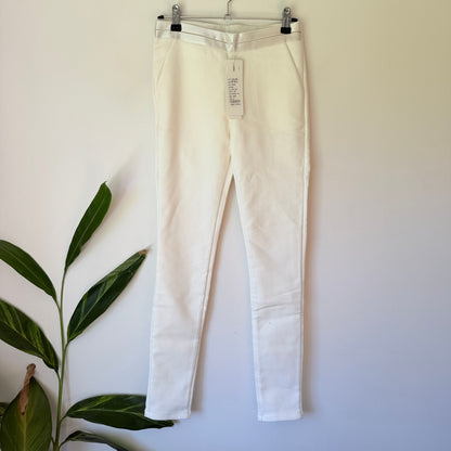 Ivory Skinny Trousers - 70cm waist
