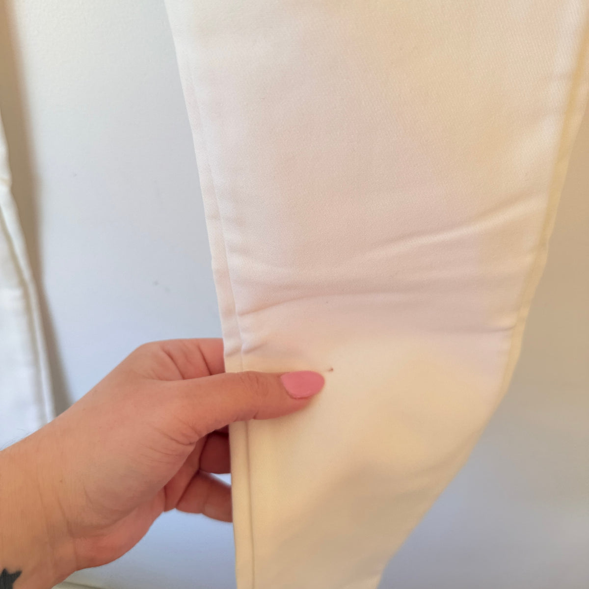 Ivory Skinny Trousers - 70cm waist