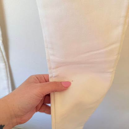 Ivory Skinny Trousers - 70cm waist