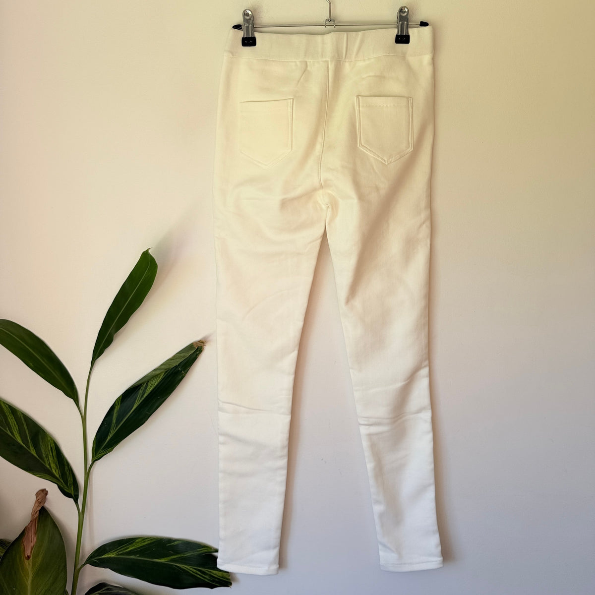 Ivory Skinny Trousers - 70cm waist