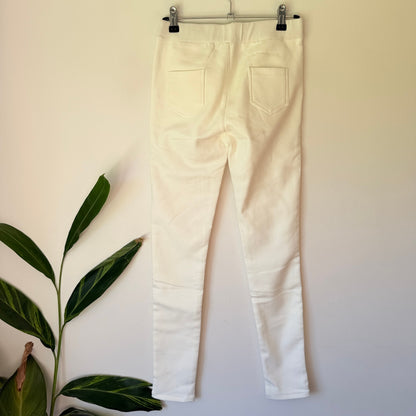 Ivory Skinny Trousers - 70cm waist