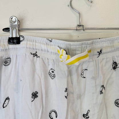 Chalmers Size 14 Icon Print Cotton Drawstring PJ Pants