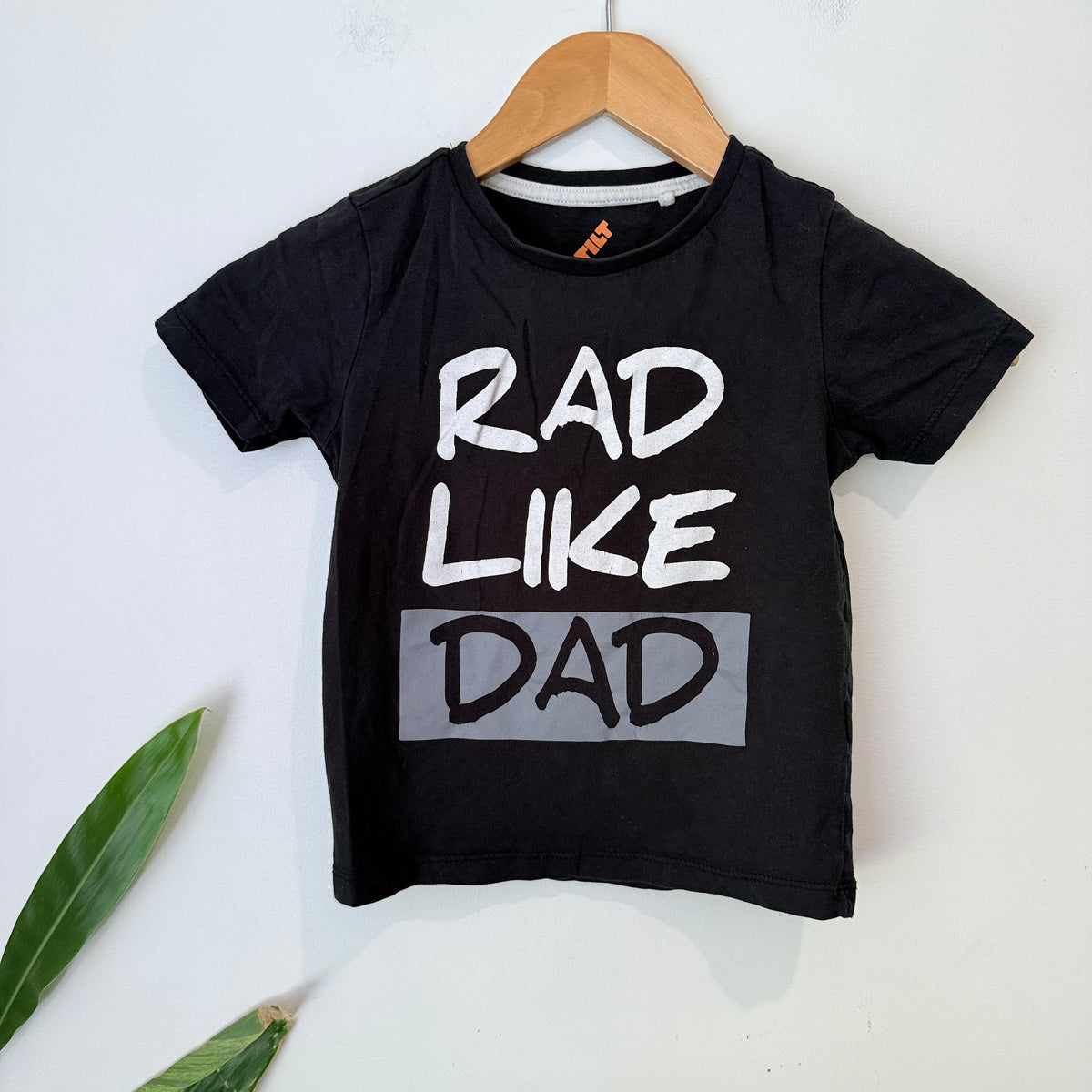 Tilt Kids Size 4 Rad Like Dad Graphic Tee