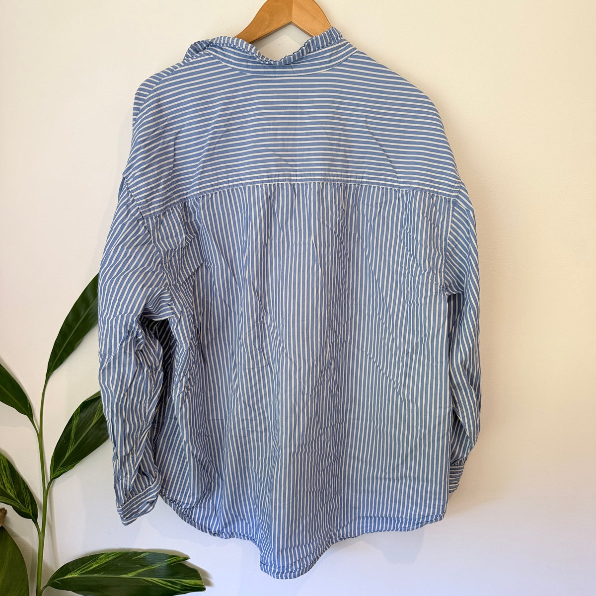Anko Size 14 Stripe Oversized Cotton Shirt
