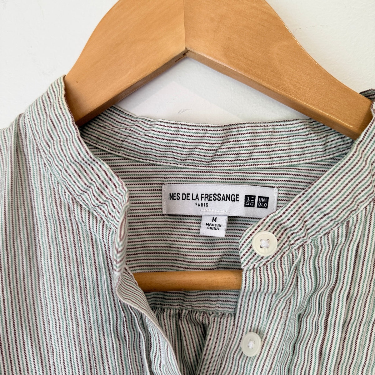 Uniqlo x Ines de la Fressange Size M Stripe Maxi Shirt Dress
