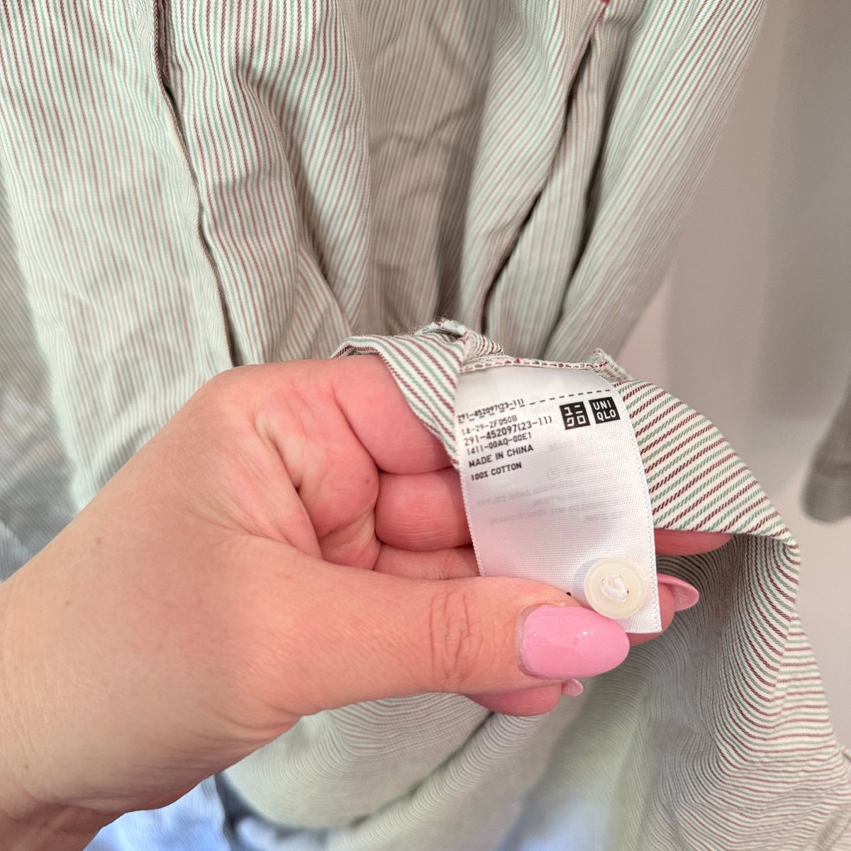 Uniqlo x Ines de la Fressange Size M Stripe Maxi Shirt Dress