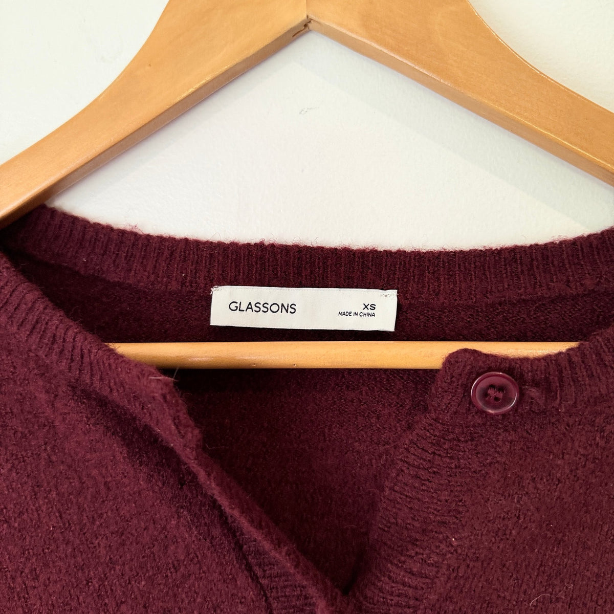 Glassons Size XS Wool Blend Button Up Cardigan
