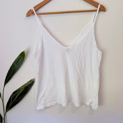 bassike Size S V Neck Cotton Cami