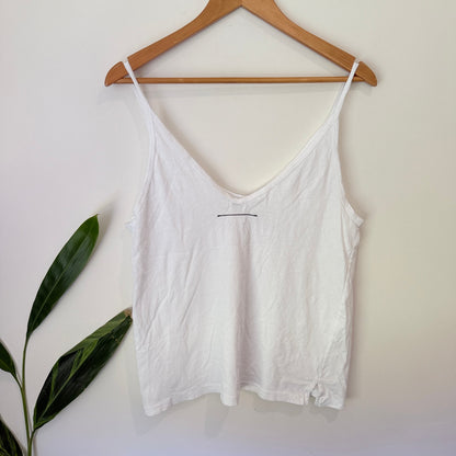 bassike Size S V Neck Cotton Cami