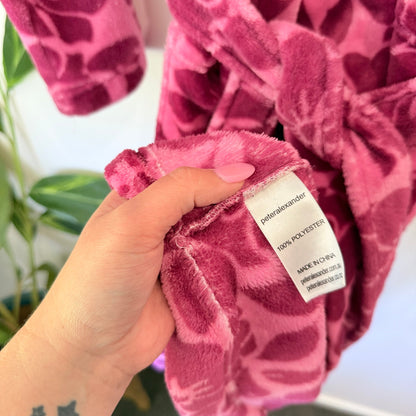 Peter Alexander Size M Floral Fleece Robe