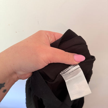 Ivy + Jack Size 10 Pleated Elastic Waist Midi Skirt