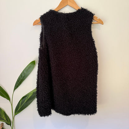 Brand Unknown Size U/Arm to U/Arm 50cm Teddy Fleece Open Front Vest