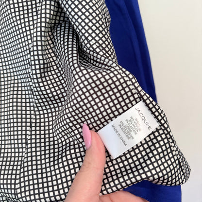 Jacqui E Size S Collarless Cropped Blazer