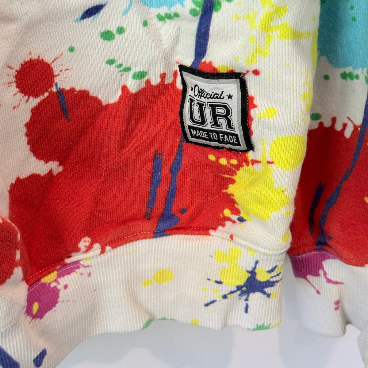 Brand Unknown Size L Art Attack Paint Splatter Sweatshirt