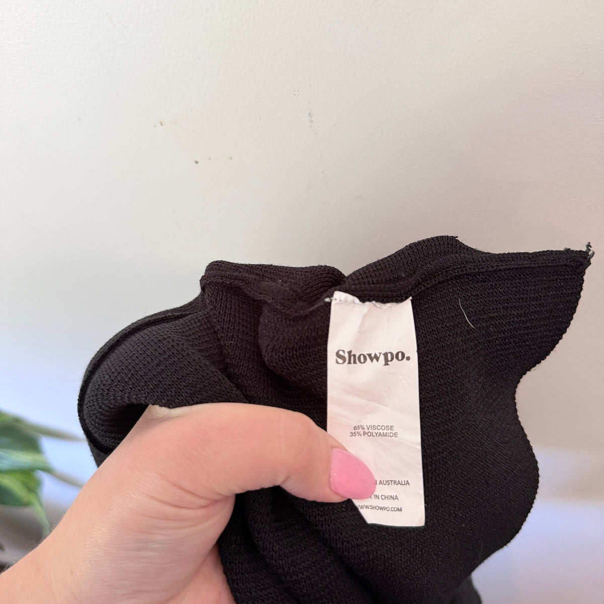Showpo Size 20 Rib Knit Fold Over Mini Skirt