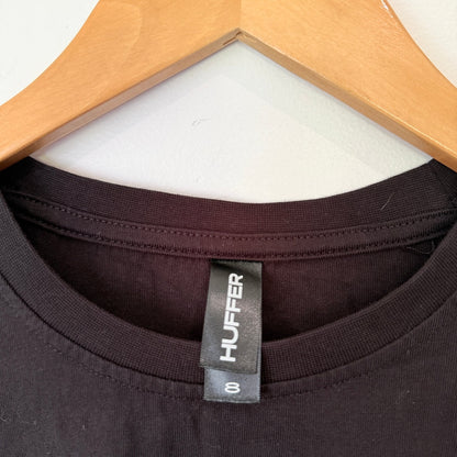 Huffer Size 8 I Work Here Graphic Tee
