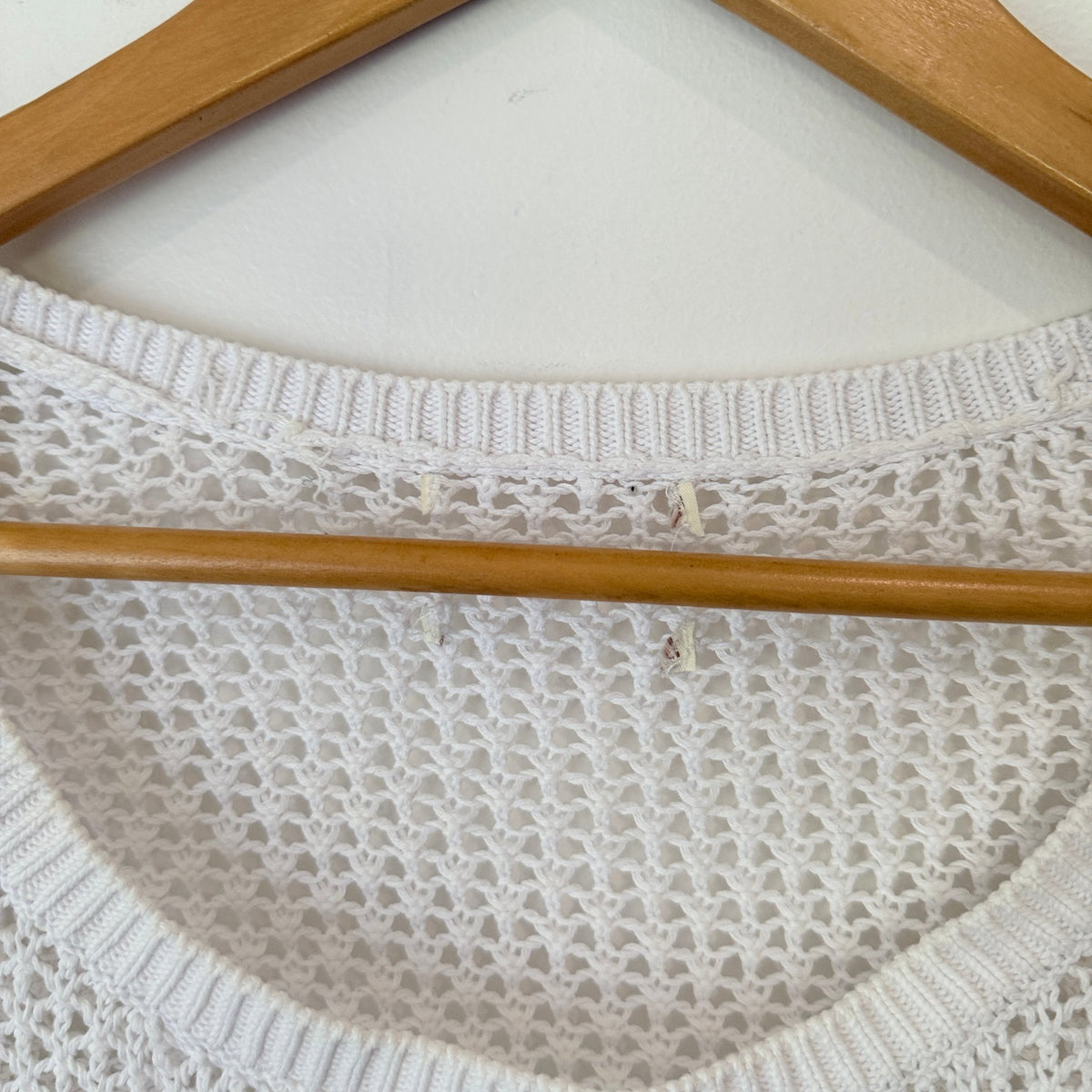 Cotton On Size U/Arm to U/Arm 57cm Open Knit Short Sleeve Top