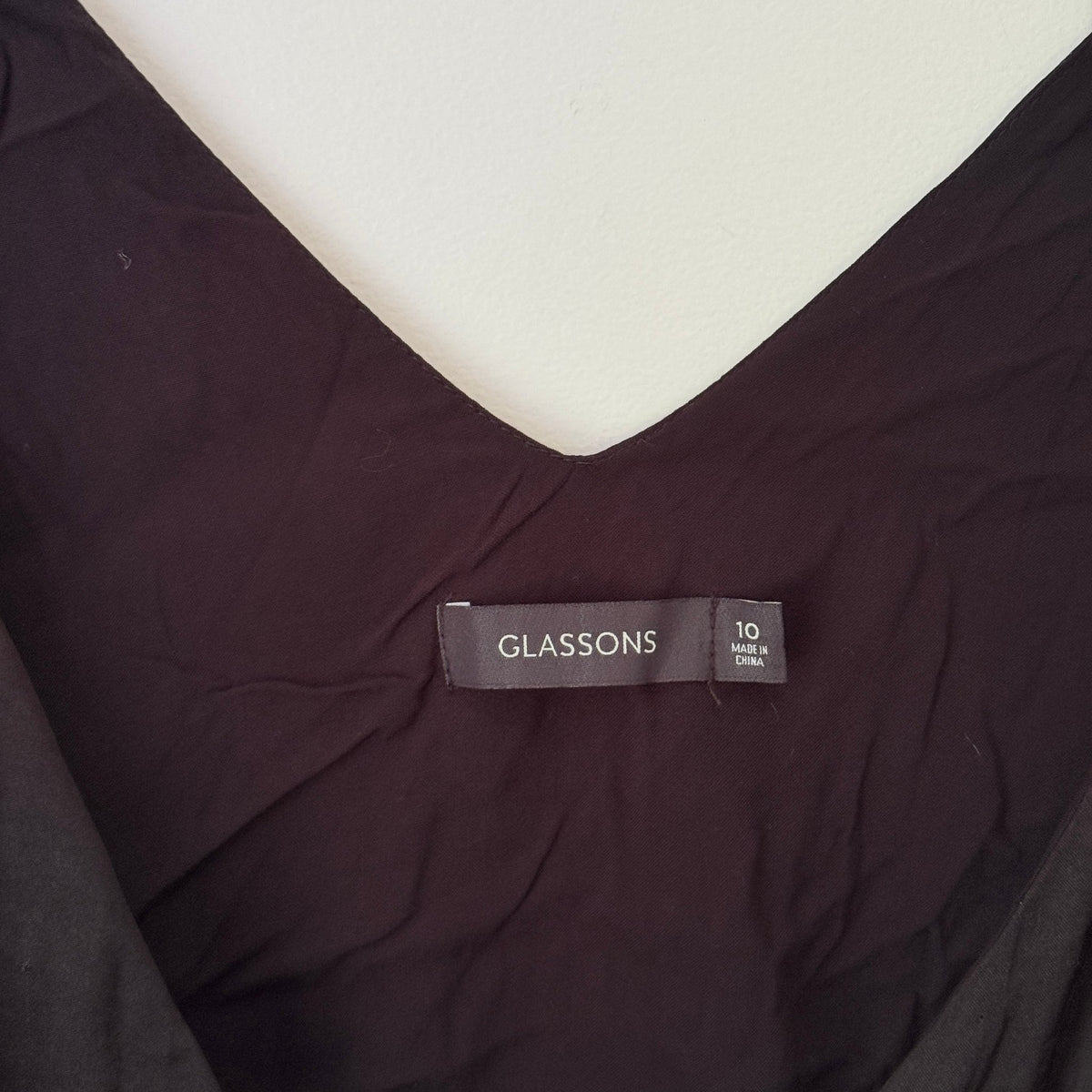 Glassons Size 10 Wrap Tie Waist Midi Dress