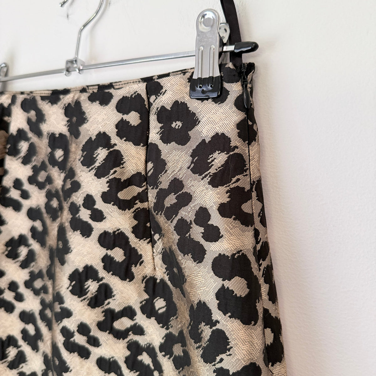 Superscape Size S | Waist 64cm Leopard Jacquard Mini Skirt