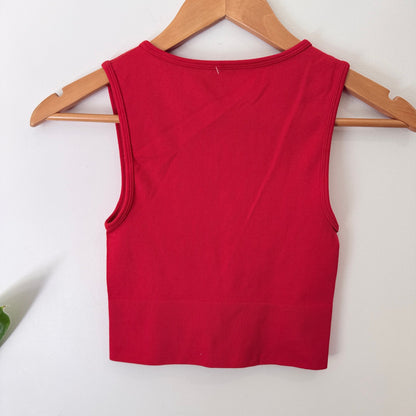 Glassons Size XS/S Ribbed Crop Tank