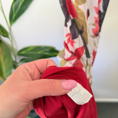 ID-C Size XS Floral Print Strappy Maxi Dress