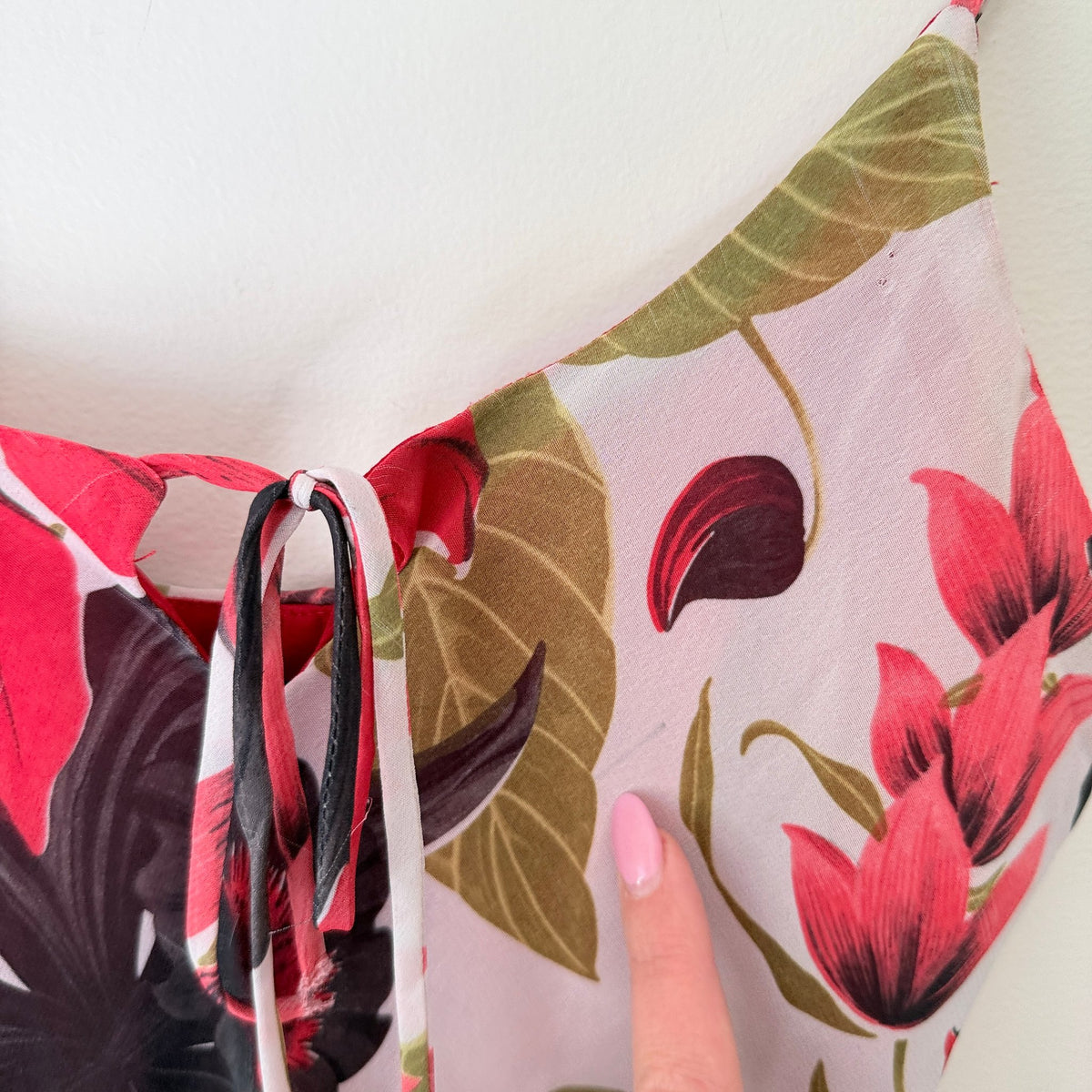 ID-C Size XS Floral Print Strappy Maxi Dress