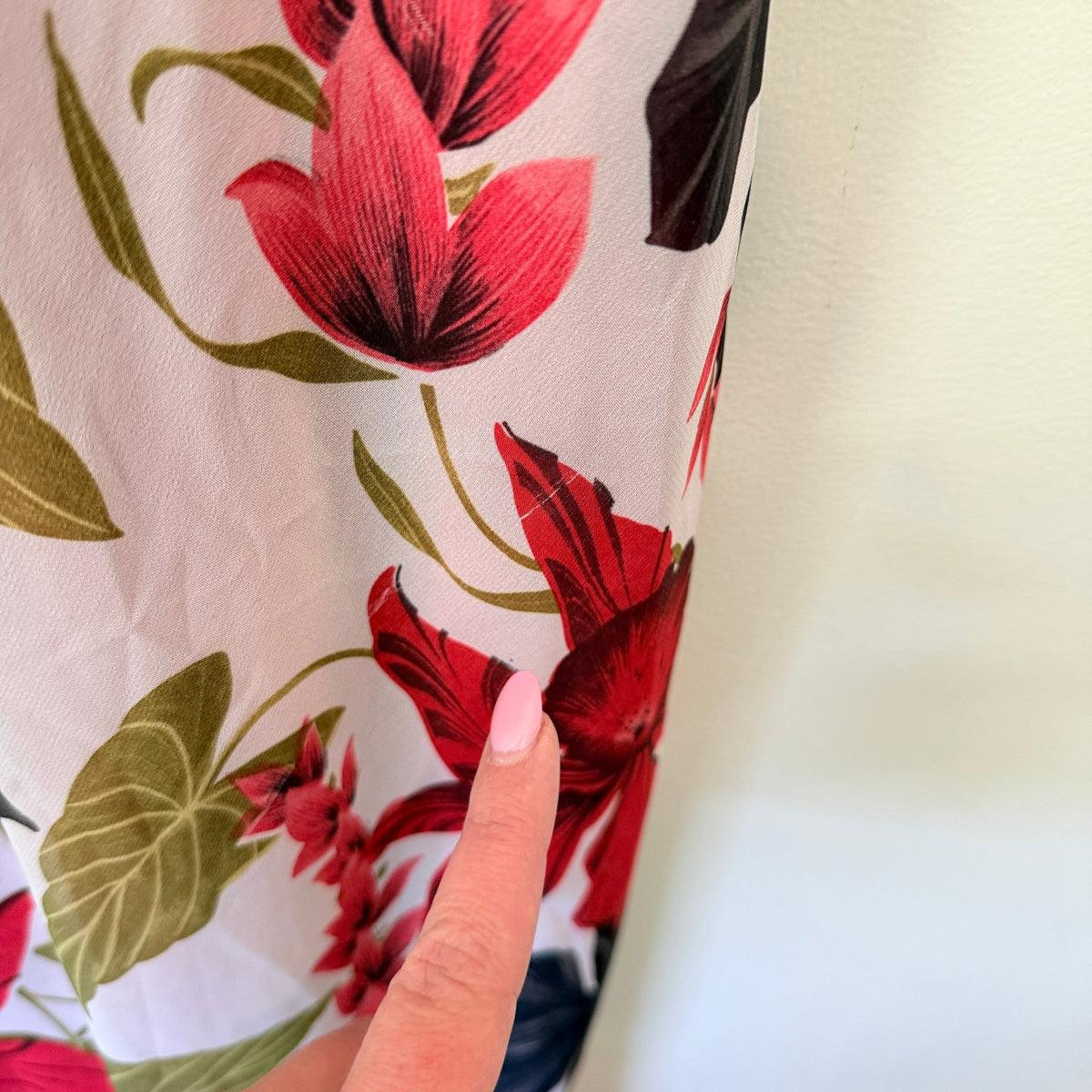ID-C Size XS Floral Print Strappy Maxi Dress