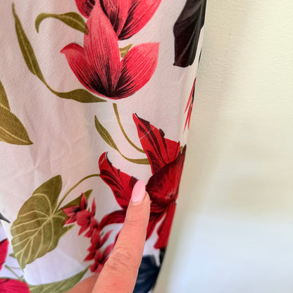 ID-C Size XS Floral Print Strappy Maxi Dress