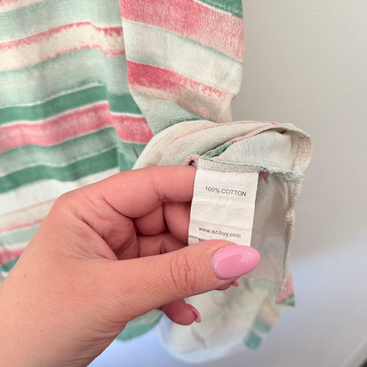 Sara Size 26 Stripe Cotton Tee