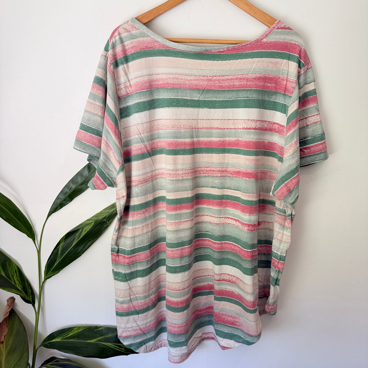 Sara Size 26 Stripe Cotton Tee