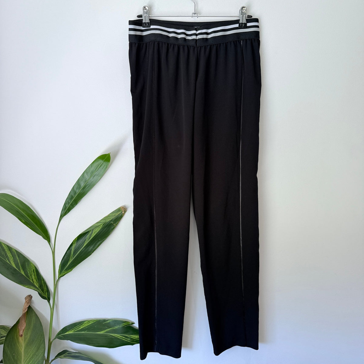 River Island Size Waist 78cm Stripe Waistband Straight Leg Pants