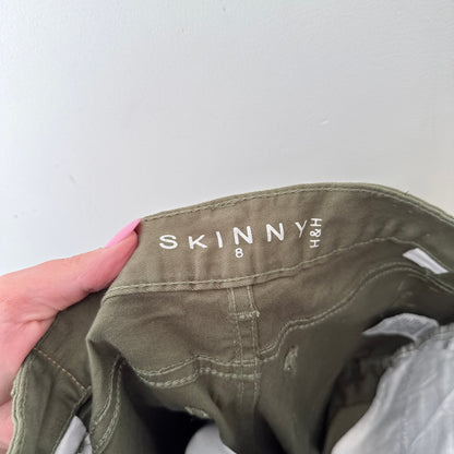 H&H Skinny Size 8 Zip Pocket Cargo Pants – photo 2