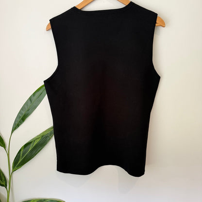 Perri Cutten Size L | U/Arm to U/Arm 52cm Knit Sleeveless Top – photo 5