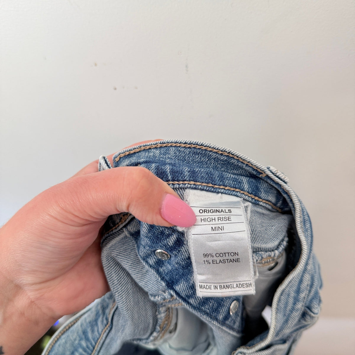 Just Jeans Size 10 Button Front Denim Mini Skirt – photo 3