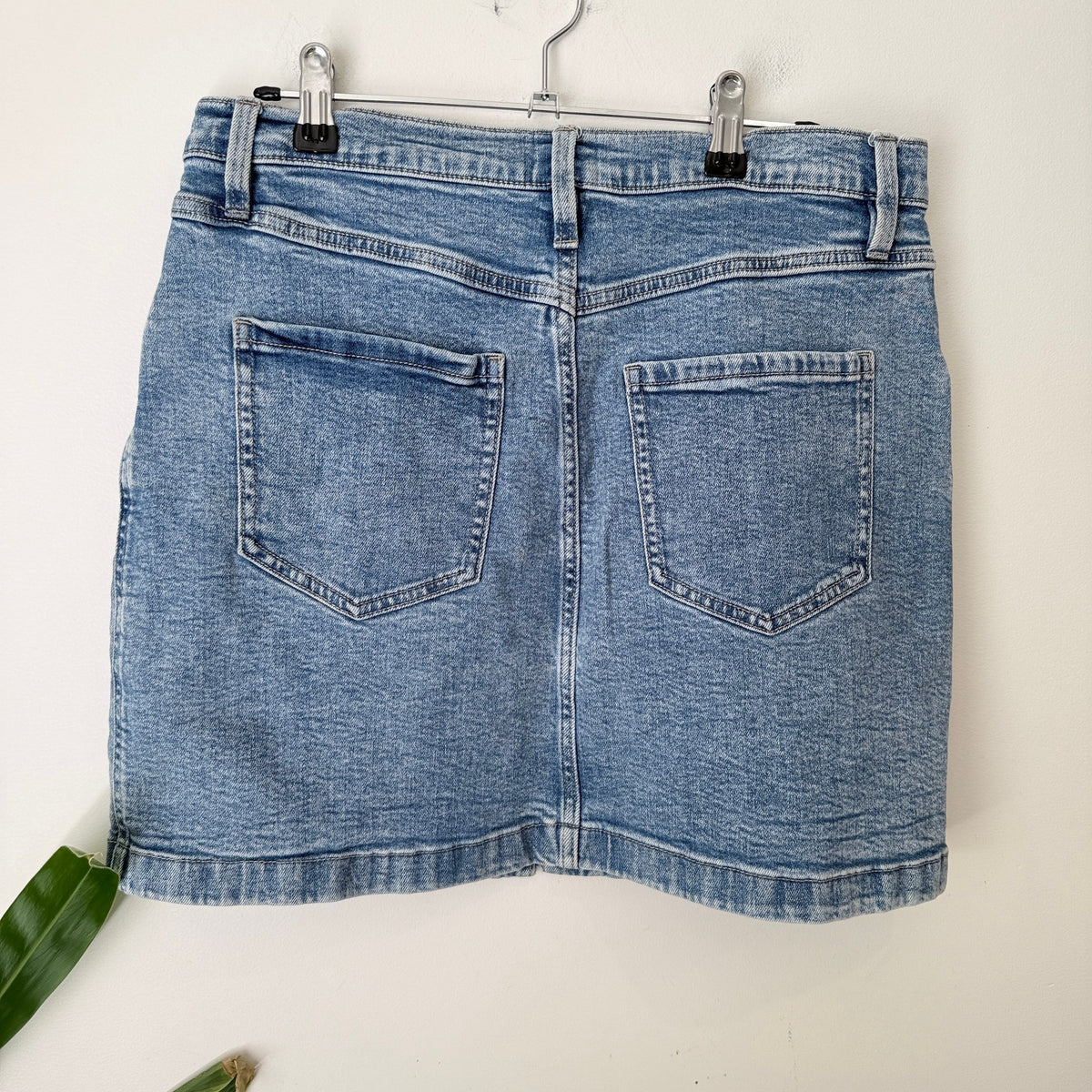 Just Jeans Size 10 Button Front Denim Mini Skirt – photo 5
