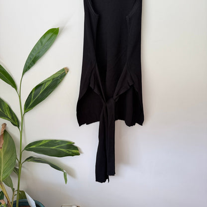 Decjuba Size S Knit Open Back Tie Sleeveless Dress