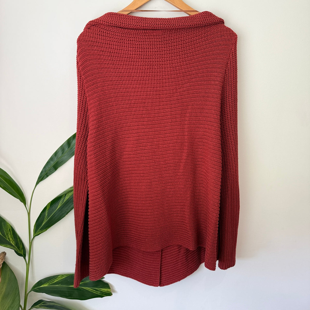 Suzanne Grae Size U/Arm to U/Arm 52cm Chunky Knit Wrap Cardigan