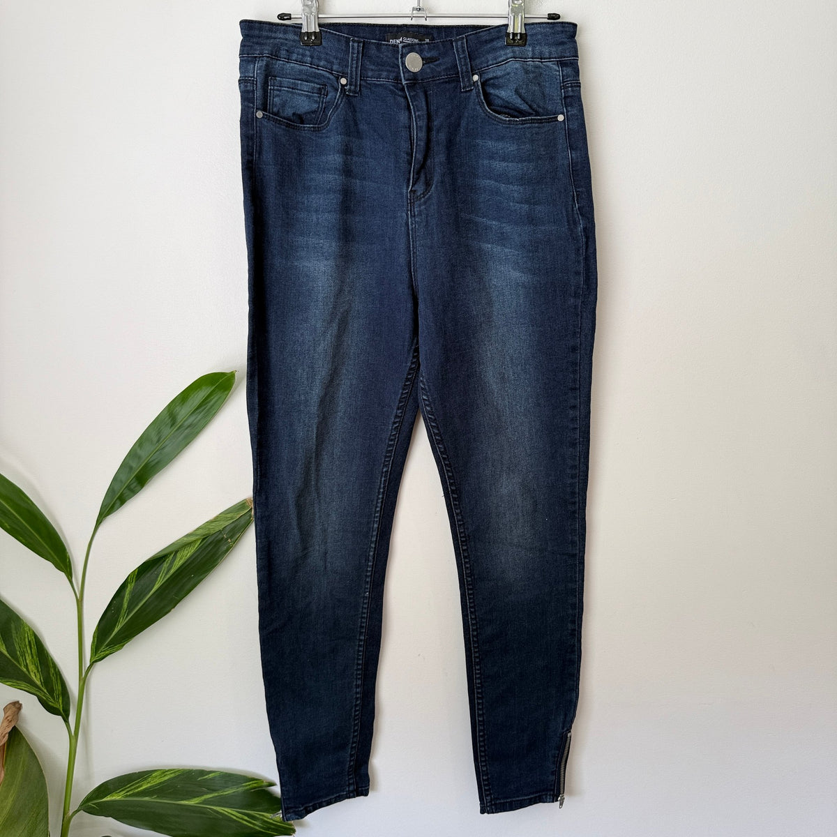 Glassons Size 10 Ankle Zip Skinny Jeans