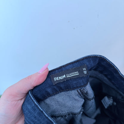 Glassons Size 10 Ankle Zip Skinny Jeans