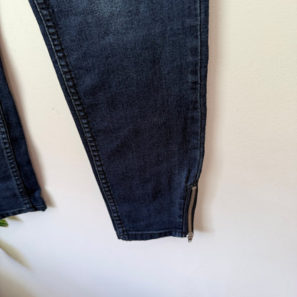 Glassons Size 10 Ankle Zip Skinny Jeans