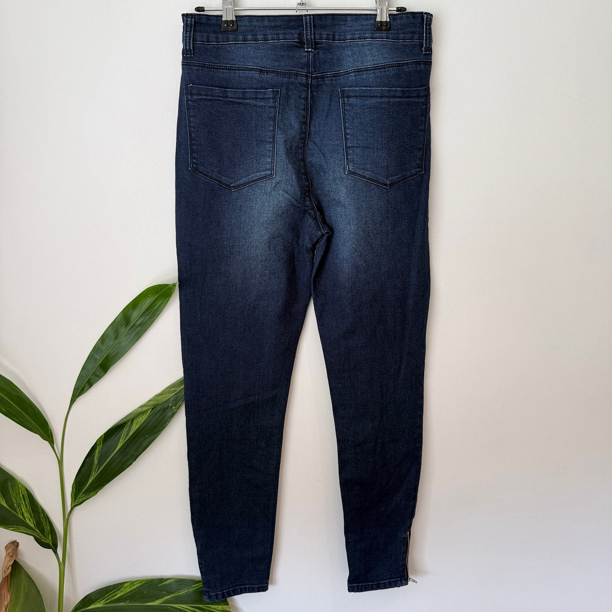 Glassons Size 10 Ankle Zip Skinny Jeans