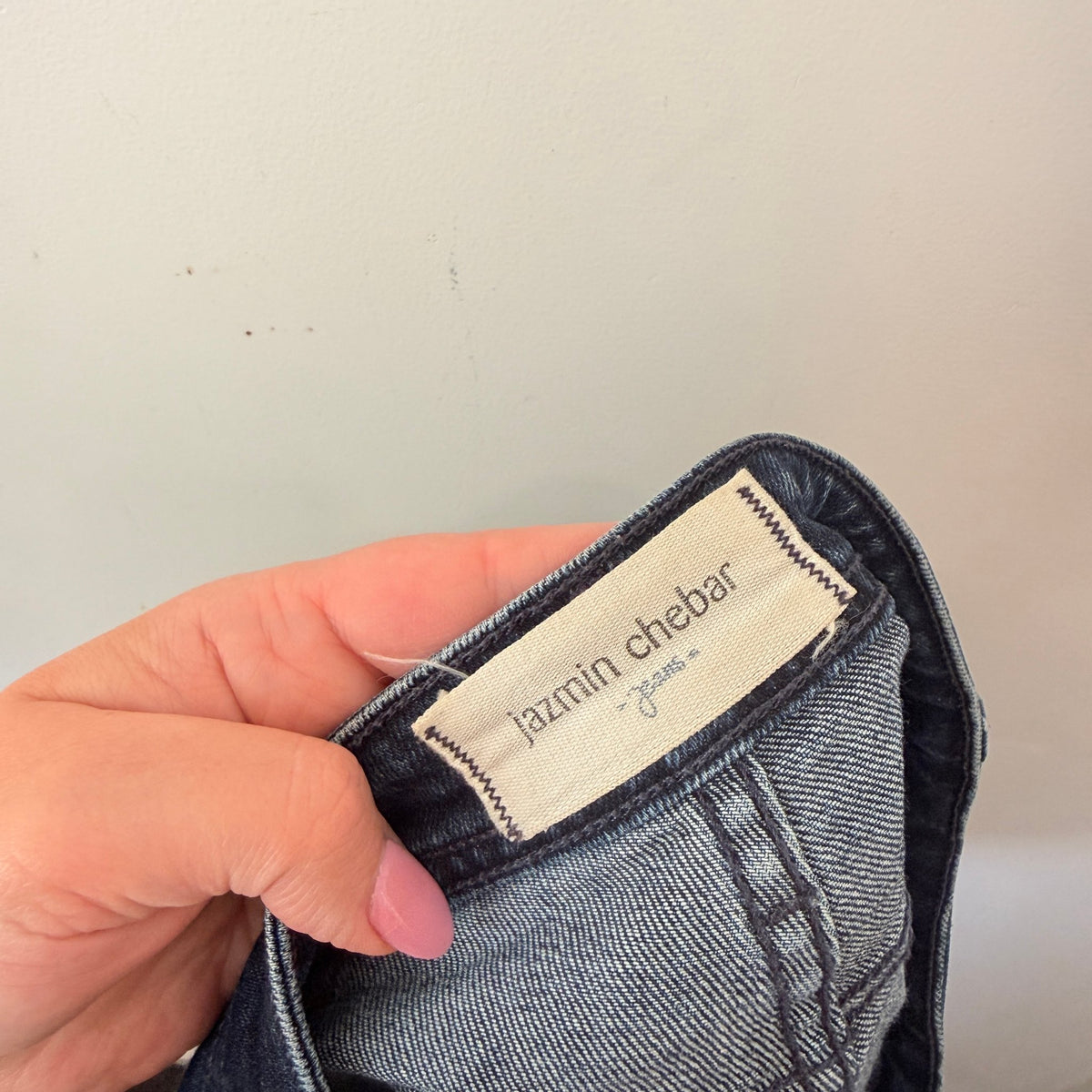 Jazmin Chebar Size 24 | Waist 68cm High Waist Denim Cut Off Shorts