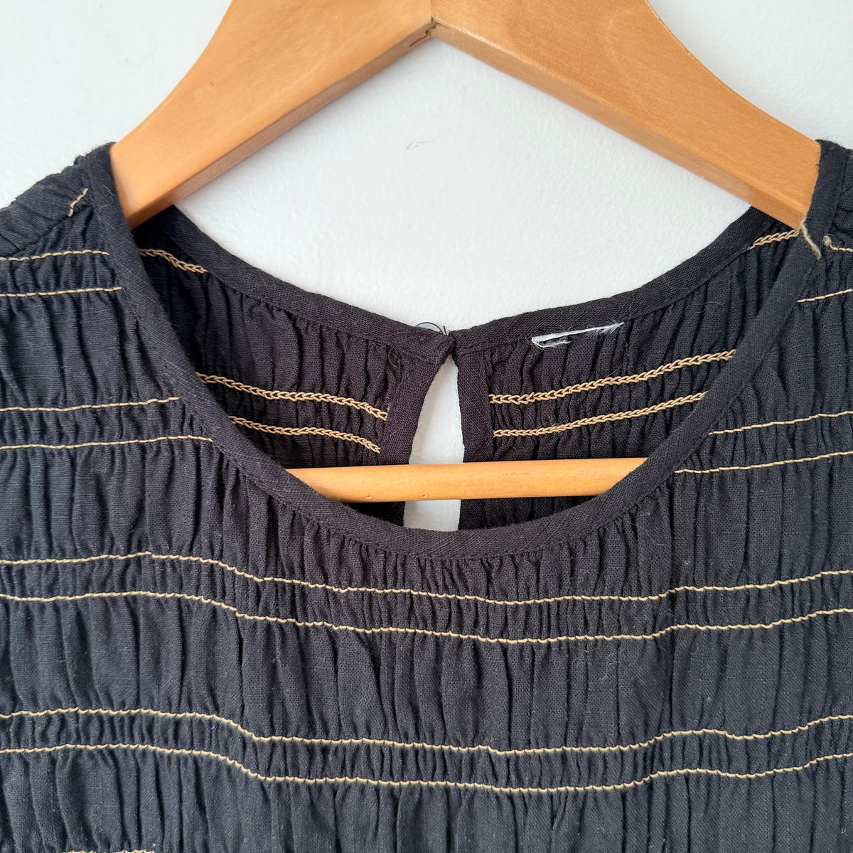 Brand Unknown Size U/Arm to U/Arm 35cm Smocked Sleeveless Maxi Dress
