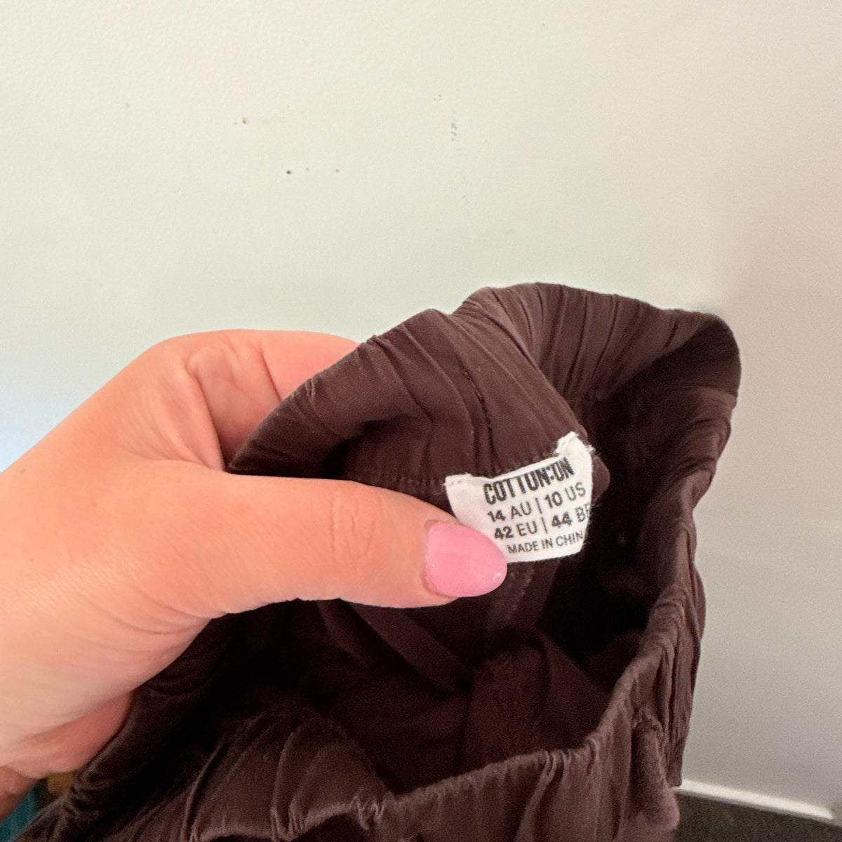 Cotton On Size 14 Drawstring Toggle Hem Wide Leg Pants – photo 2